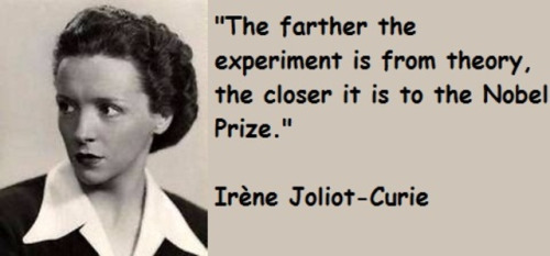 What were Irene Joliot-Curie's experiments?